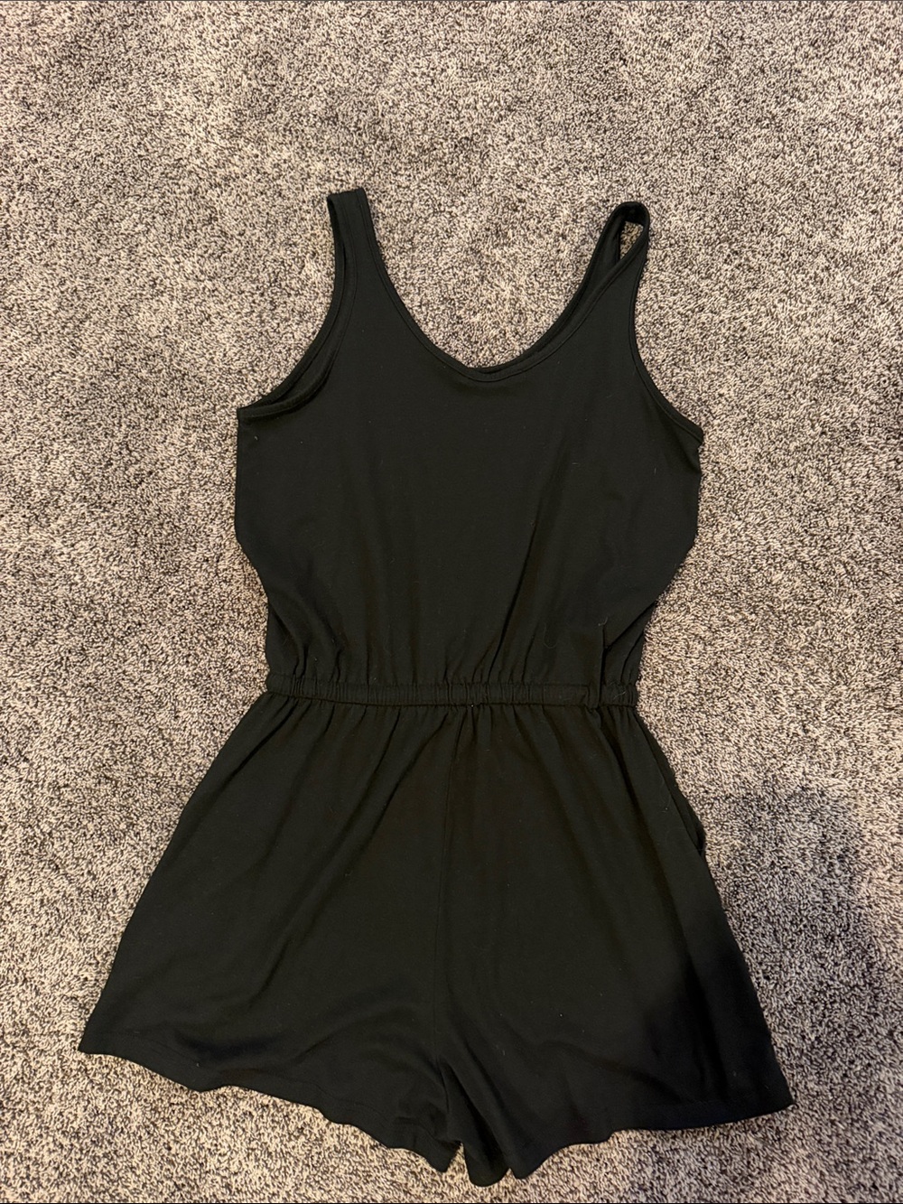 Black Knit Romper